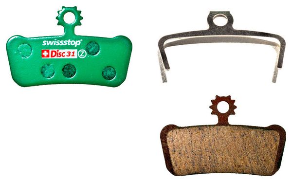 SwissStop Disc 31 C Organic Bremsbeläge für Sram / Avid