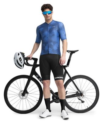 Maillot vélo manches courtes homme Cyclisme M2 Nitro Bleu