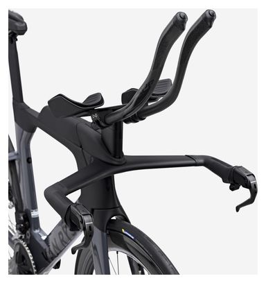 Van Rysel XCR Tri Triathlon Bike Sram Rival AXS 12S 700 mm Grigio Nero 2025
