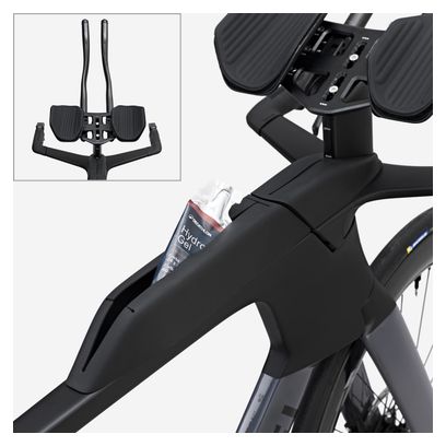 Van Rysel XCR Tri Triathlon Bike Sram Rival AXS 12S 700 mm Grigio Nero 2025