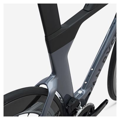 Van Rysel XCR Tri Triathlon Bike Sram Rival AXS 12S 700 mm Grigio Nero 2025