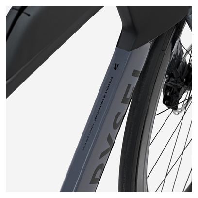 Van Rysel XCR Tri Triathlon Bike Sram Rival AXS 12S 700 mm Grigio Nero 2025