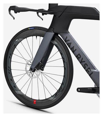 Van Rysel XCR Tri Triathlon Bike Sram Rival AXS 12S 700 mm Grigio Nero 2025