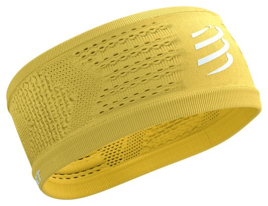 Cinta para la cabeza Compressport On/Off Amarilla