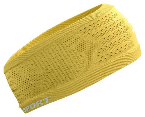 Cinta para la cabeza Compressport On/Off Amarilla