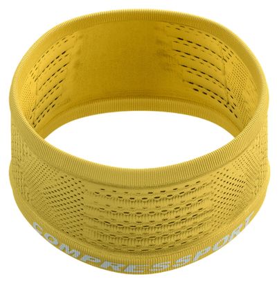 Cinta para la cabeza Compressport On/Off Amarilla