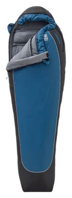 Sac de Couchage Expédition Explorer Regular Noir et bleu Gauche