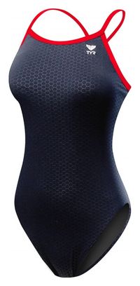 TYR Women's Hexa Diamondfit Swimsuit Black/Red