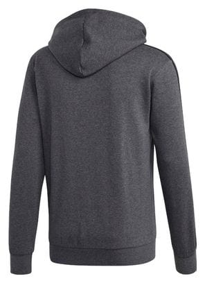 adidas Essentials 3-Stripes Fleece Hoodie DX2528  Homme  Gris  Sweat-shirt