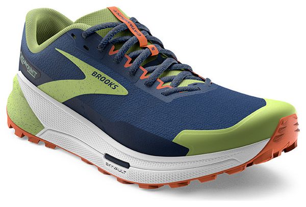 Brooks Catamount 2 Blu Verde Arancione Scarpe da Trail Uomo