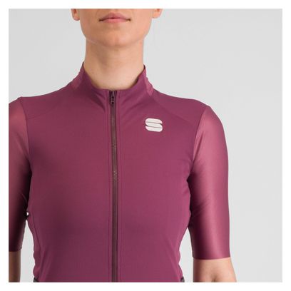 Maillot Sportful Supergiara de manga corta para mujer Morado