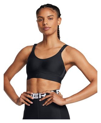 Under Armour Infinity 2.0 Mid Sport-BH für Damen, schwarz