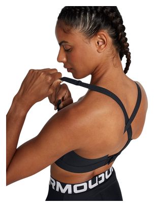 Under Armour Infinity 2.0 Mid Sport-BH für Damen, schwarz