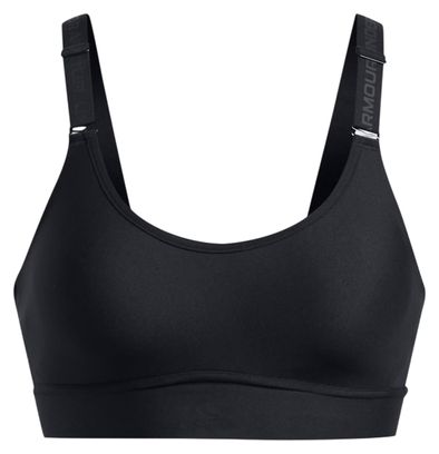 Under Armour Infinity 2.0 Mid Sport-BH für Damen, schwarz