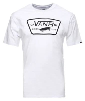 T-Shirt Manches Courtes Vans Full Patch Blanc Homme