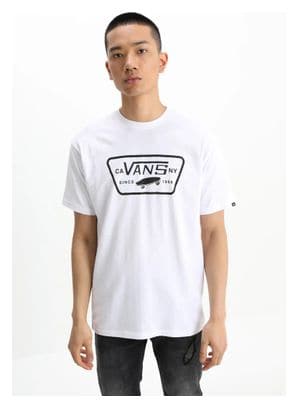 T-Shirt Manches Courtes Vans Full Patch Blanc Homme