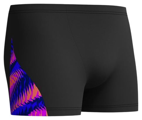 Bañador Speedo Eco+ Allov Digi V-Cut Aquashort Boxer Hombre Negro y Azul Marino