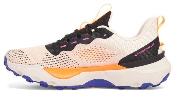 Chaussures Trail Under Armour Infinite Pro Trail Beige/Jaune/Bleu Unisexe