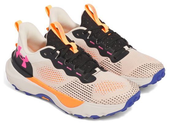 Chaussures Trail Under Armour Infinite Pro Trail Beige/Jaune/Bleu Unisexe