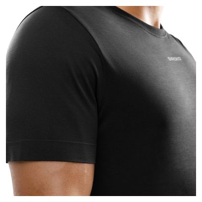T-shirt fitness manches courtes homme Conquer Noir