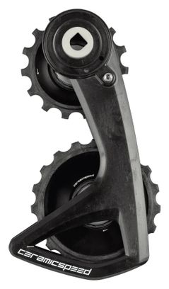 Cubierta de desviador Ceramicspeed OSPW RS Alpha Sram Red D1/E1 y Force D1 AXS Ruta 12V V2 Negro