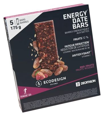 5 Aptonia Energy Bars Dadels Rode Vruchten 35g