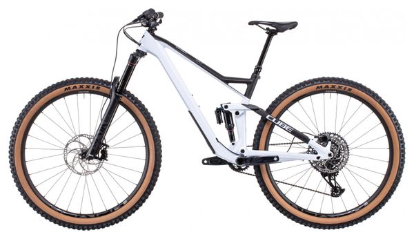 Cube Stereo 150 C:62 Race 29 Full Suspension MTB Sram GX/NX Eagle 12S 29'' Flash White Carbon Grey 2022