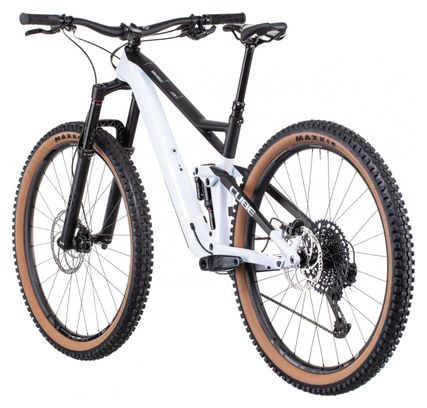Cube Stereo 150 C:62 Race 29 Full Suspension MTB Sram GX/NX Eagle 12S 29'' Flash White Carbon Grey 2022