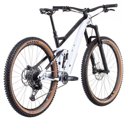 Cube Stereo 150 C:62 Race 29 Full Suspension MTB Sram GX/NX Eagle 12S 29'' Flash White Carbon Grey 2022