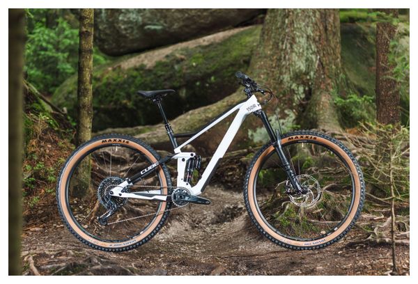 Cube Stereo 150 C:62 Race 29 Full Suspension MTB Sram GX/NX Eagle 12S 29'' Flash White Carbon Grey 2022