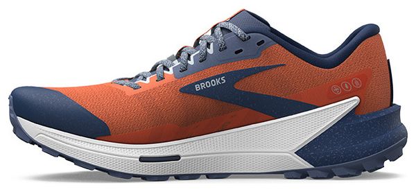 Brooks Catamount 2 Herren Rot Blau Trail Schuhe