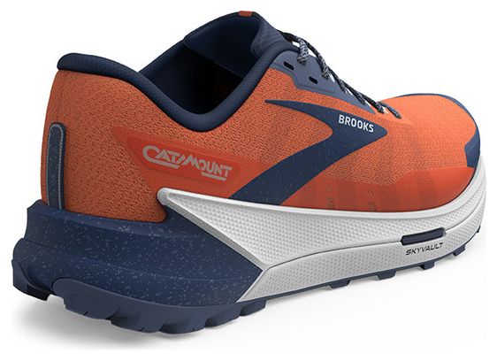 Brooks Catamount 2 Herren Rot Blau Trail Schuhe