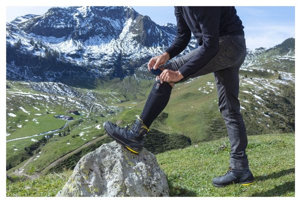 Chaussettes Chauffantes Noires - PRO | USB - Modèle Long