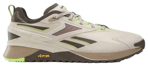 Reebok Nano X3 Adventure Beige Brown Scarpe da Cross Training Donna