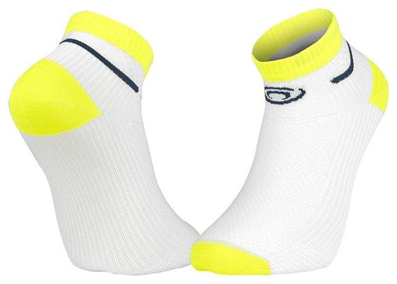 Bv Sport Light Courte Socks White/ Yellow