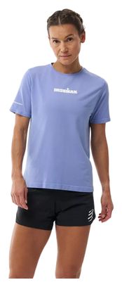 Compressport Training Ironman 2026 T-Shirt, blau/weiß, Damen