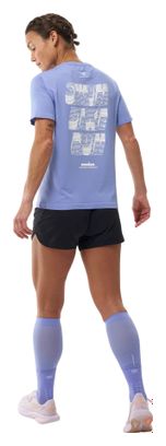 Compressport Training Ironman 2026 T-Shirt, blau/weiß, Damen