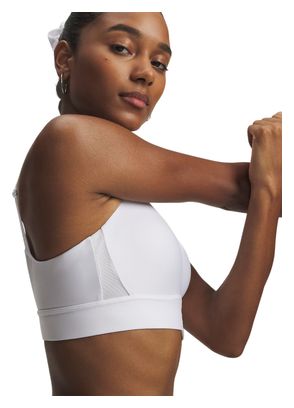 Under Armour Infinity 2.0 Mid Sport-BH für Damen, Weiß