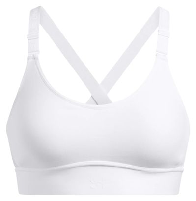 Under Armour Infinity 2.0 Mid Sport-BH für Damen, Weiß
