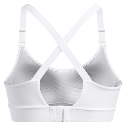 Under Armour Infinity 2.0 Mid Sport-BH für Damen, Weiß