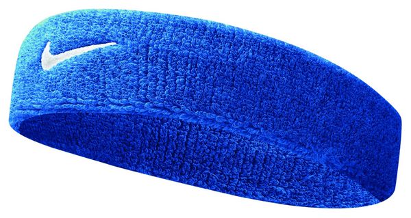 Cinta para la cabeza Nike Swoosh Terry azul