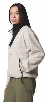 Polaire Columbia 1/2 Zip Sequoia Grove Blanc Femme