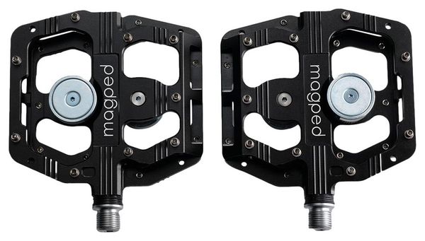 Paar Magped Gravity Magnetische Pedalen (Magneet 200N) Zwart