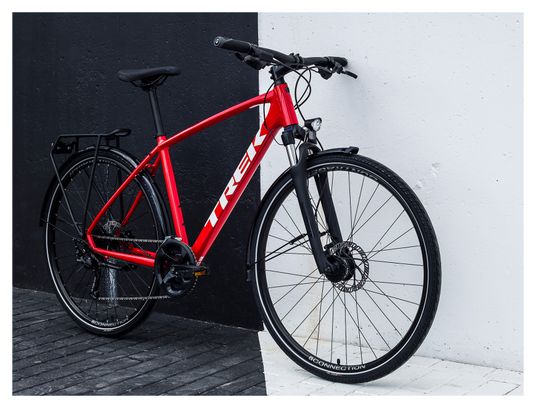 VTC Trek Dual Sport 2 EQ Shimano Acera/Altus 9V 700 mm Rouge Viper 2022