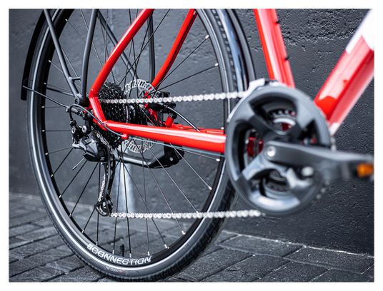 VTC Trek Dual Sport 2 EQ Shimano Acera/Altus 9V 700 mm Rouge Viper 2022