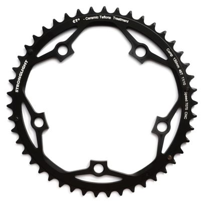 Stronglight Shimano / Sram Outer Chainring 130 BCD Type S CT2 5-Spoke 2x10/11S Black