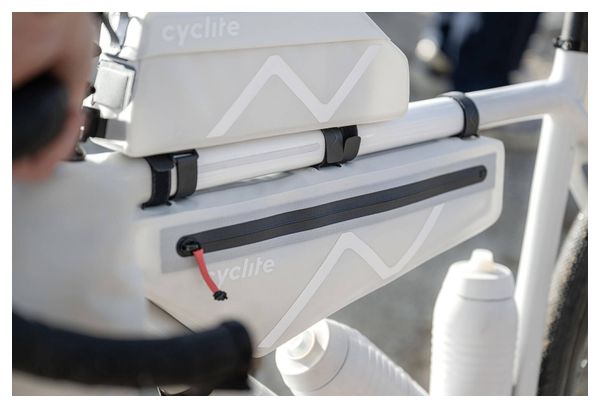 Borsa da telaio Cyclite media / 02 | 2,8 L | Grigio chiaro