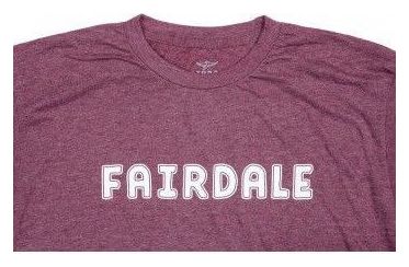 T-Shirt Manches Courtes Fairdale Outline Heather Bordeaux