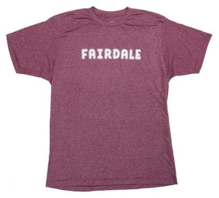 T-Shirt Manches Courtes Fairdale Outline Heather Bordeaux