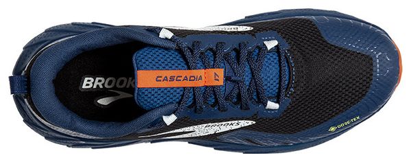 Brooks Cascadia 17 GTX Trailrunning-Schuhe Blau Schwarz Rot Herren